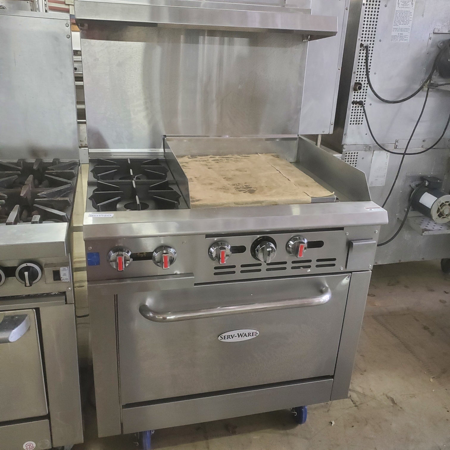 2BURNER w/ 24" GRIDDLE