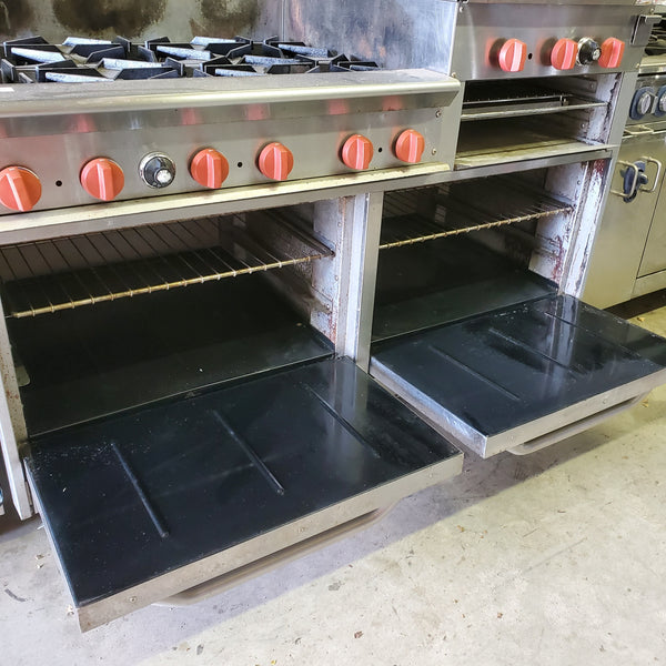 6 Burner w/ 24" Raised Griddle